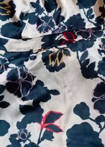 White Printed Dress