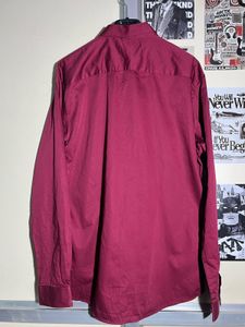 Burgundy Casual Shirt