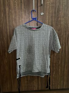 Patterned Grey T-Shirt (From Dubai)
