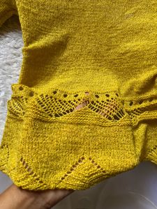 Mustard Knit Top