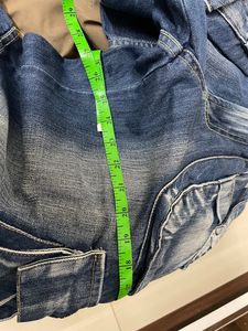 Unisex blue Cargo Super Baggy Jeans
