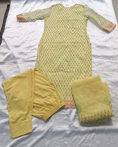 Kurta Set ( Kurti+Pant + Dupatta)