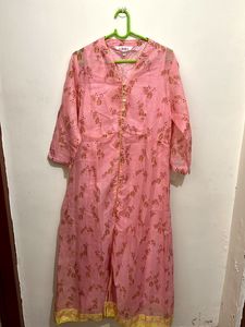 Price Drop ‼️Prettiest 🌸BIBA Pink L Size Kurta