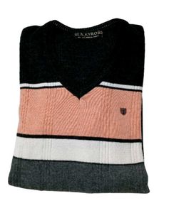 Kyro Striped V-Neck Sweater