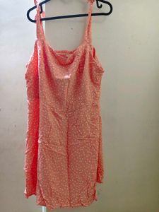 Cute Pink Polka Dot Dress