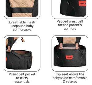 luvlap hip seat Baby Carrier