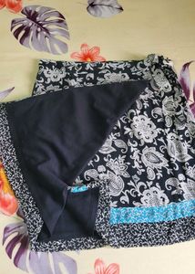 Floral Print Skirt Wrap Around