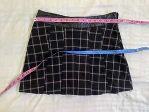Tennis Checked Mini Skirt Waist 28-30