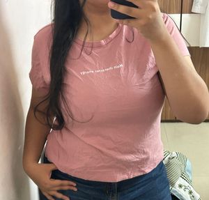 Pink Graphic T-Shirt