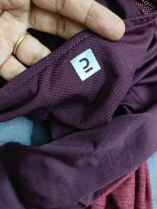 Maroon Workout Top