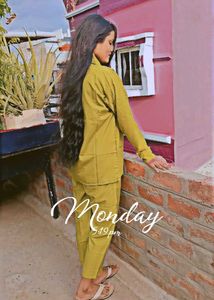 Olive Green Co Ord Set