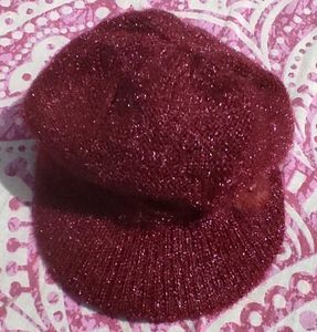 maroon winter beanie