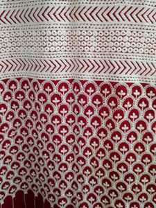 Red Chinkari Type Kurti