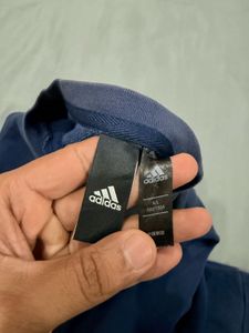 Adidas Blue Crew Neck Sweatshirt