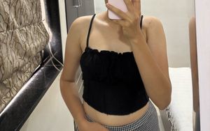 Black Crop Top From Shein