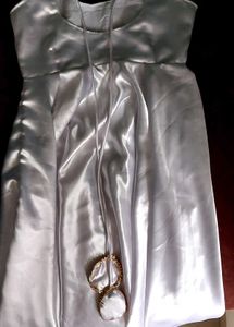 White Anarkali Dress All Size Available