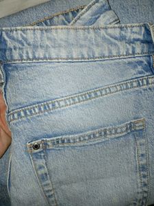 Wide Leg Crop Denim Jeans