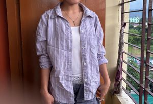 Striped Lavender Shirt