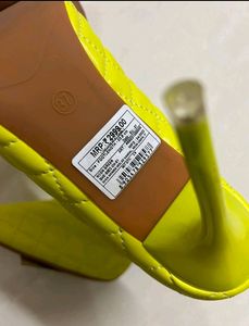 Quilted Neon Heels