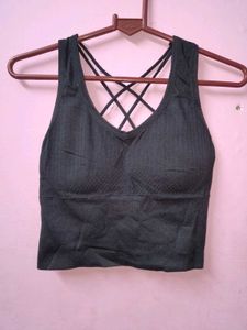New Stylish Black Sports Bra