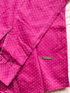 Stylish Red Patterned Shirt