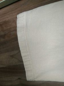 Beige Denim Jeans
