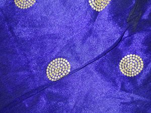 Blue Embellished kurtha