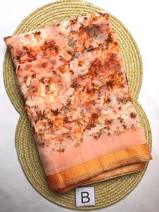 Floral Print Saree