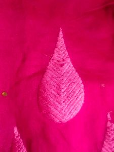 Beautiful Pink Embroidery Kurti