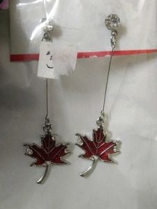 Maple Leaf Dangle Earrings