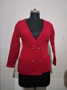 Red Woolen Jacket