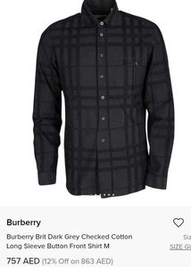 BURBERRY BRIT MEN&#39;S SHIRT