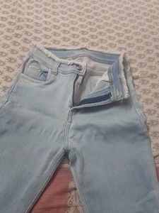 Light Wash Flared Jeans