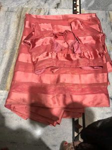 Peach Lehenga Choli Set