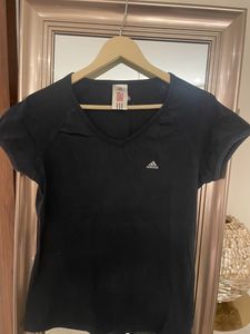 Adidas Sports Black Active Fitness Tshirt