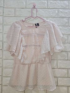 Vero Moda Romantic Ruffle Top - Sheer &amp; Sweet!