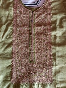 Embroidered Kurta with Dupatta