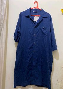 Blue Shirt Dress Bust 36 Length 37