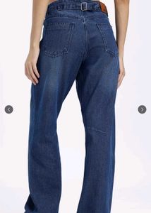 Wide Leg Denim Jeans