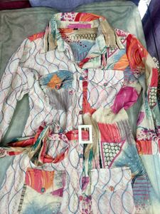 Tunic Dress With Belt