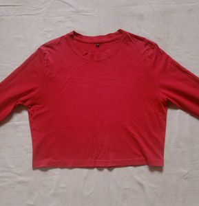 Red Crop Top
