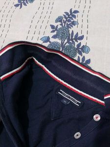 Navy Blue Mini Fit And Flare Dress