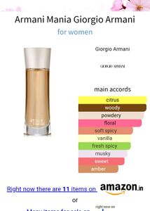 Armani Mania For Her Perfume