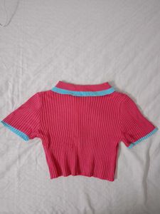 Cute Pink Crop Top
