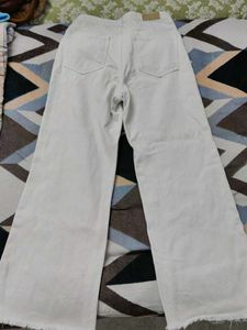 White Wide Leg Jeans