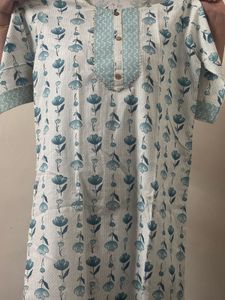Floral Print Kurta Set