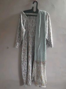 Pure Cotton Kurta Set Xxl( Bust 40-42)