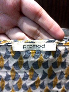 Patterned Long Sleeve Top