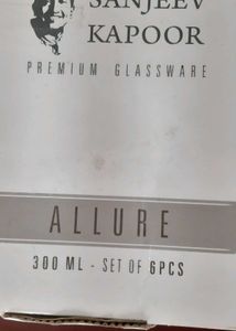 6 Glasses set - Sanjeev Kapoors Allure collection