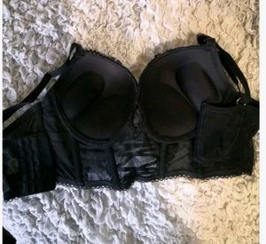 Black Lace Corset Bralette